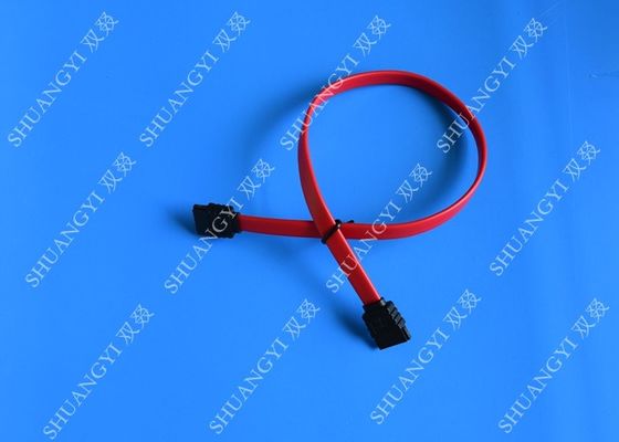 চীন Female To Female Serial ATA SATA Data Cable 7 Pin For Computer 300mm সরবরাহকারী