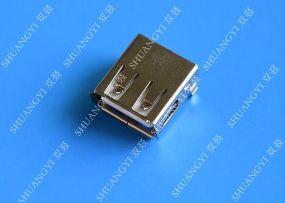 চীন Mini SMD AF Type USB Charging Connector , USB 2.0 4 Pin USB Connector সরবরাহকারী