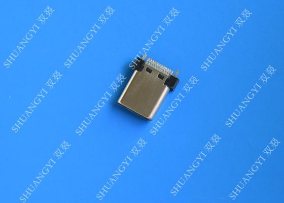 চীন On The Go OTG Waterproof Micro USB Connector 24 Pin Stainless Steel Color সরবরাহকারী