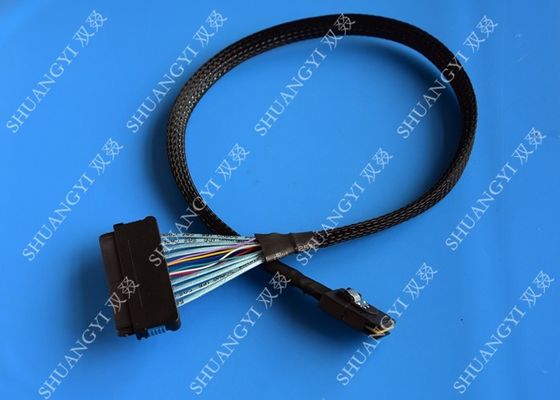 চীন Mini Serial Attached SCSI Cable SAS SFF-8087 36 Pin To SAS SFF-8484 32 Pin Cable 0.5 M সরবরাহকারী