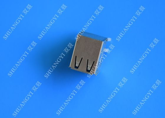 চীন DIP Foot 4 Pin AF Type Double USB Charging Connector Female For PCB সরবরাহকারী