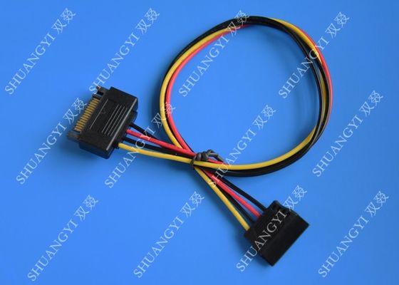 চীন Internal 15 Pin Male To Female SATA Data Cable For Computer IDC Type সরবরাহকারী