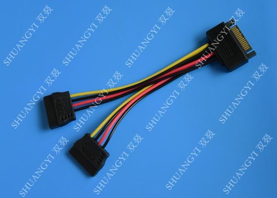 চীন SATA To Dual SATA Data Cable Splitter SSD HDD SATA Cable For Hard Drive সরবরাহকারী