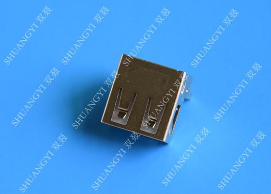 চীন Female Straight Pin USB Charging Connector With 30 MΩ Contact Resistance সরবরাহকারী