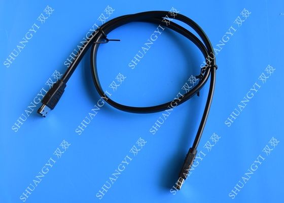 চীন Premium External Round Serial ATA SATA Cable E-SATA II Metal Latch EMI Protection সরবরাহকারী