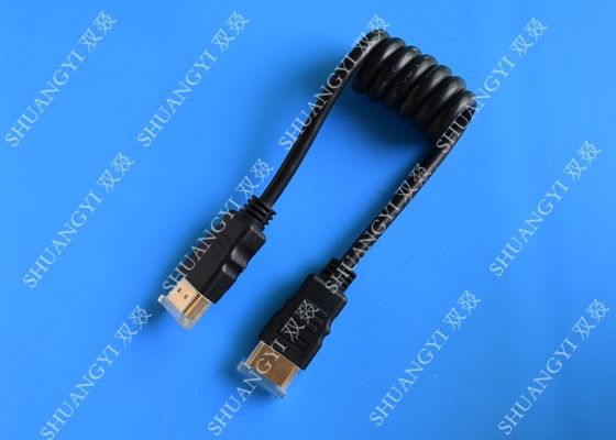চীন Black 8 Pin High Speed HDMI Cable , Gold Plated Multimedia HDMI To HDMI Cable সরবরাহকারী